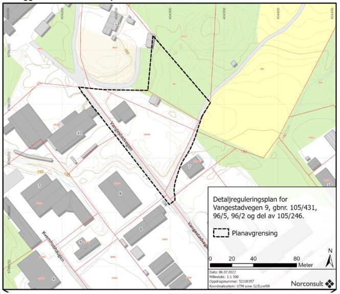 Detaljreguleringsplan For Vangestadvegen 9 SOGNDAL KOMMUNE